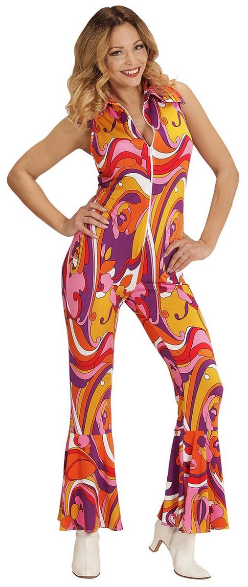 Widmann Groovy Geralda 70er Damen Overall, Orchidee - Frau