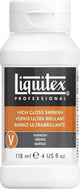 Liquitex 126604 Profi-Hochglanzlack 118 ml – Acryllack, transparent, UV-beständig, langlebig, hochglänzend – Hochglanzlack