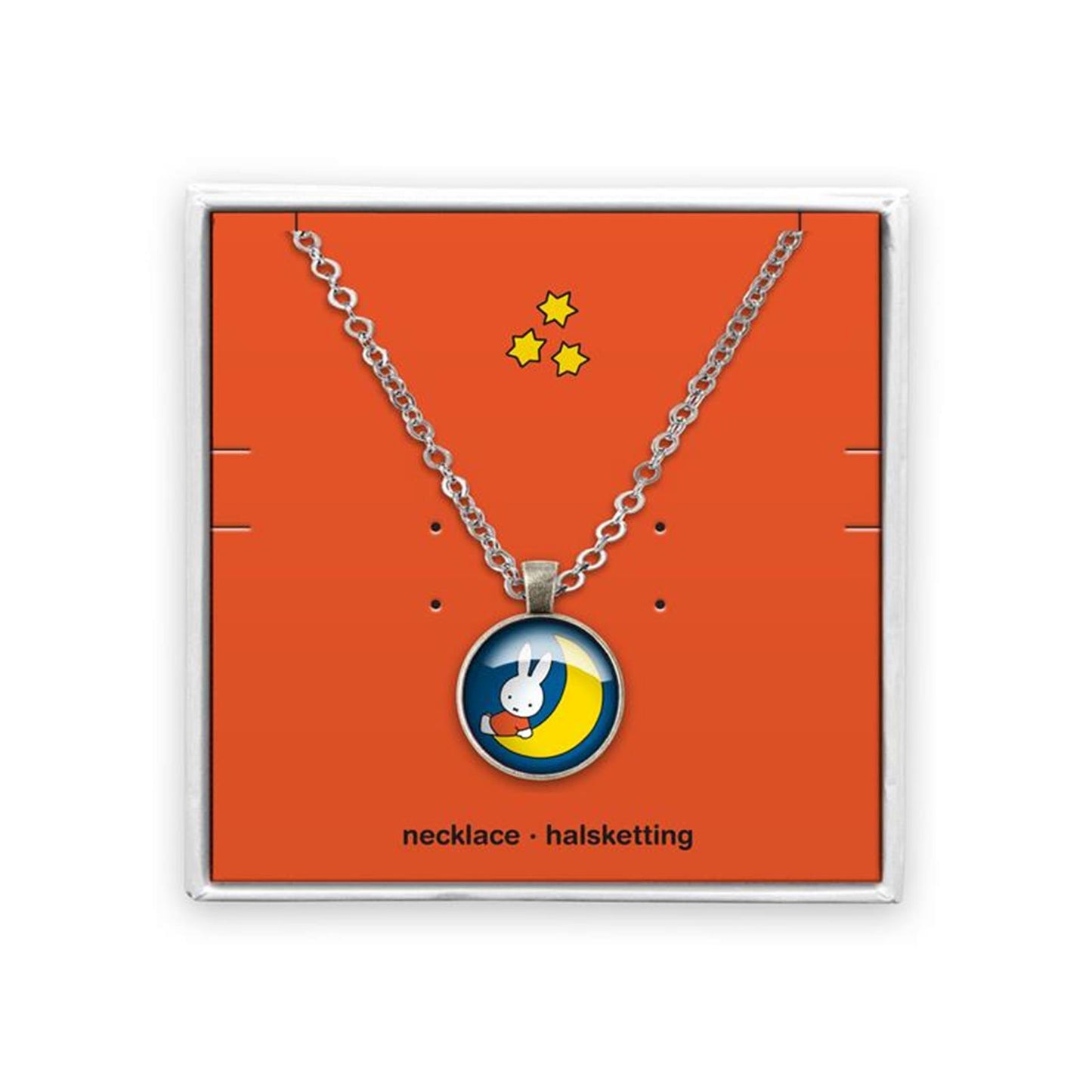Miffy-Halskette auf dem Mond