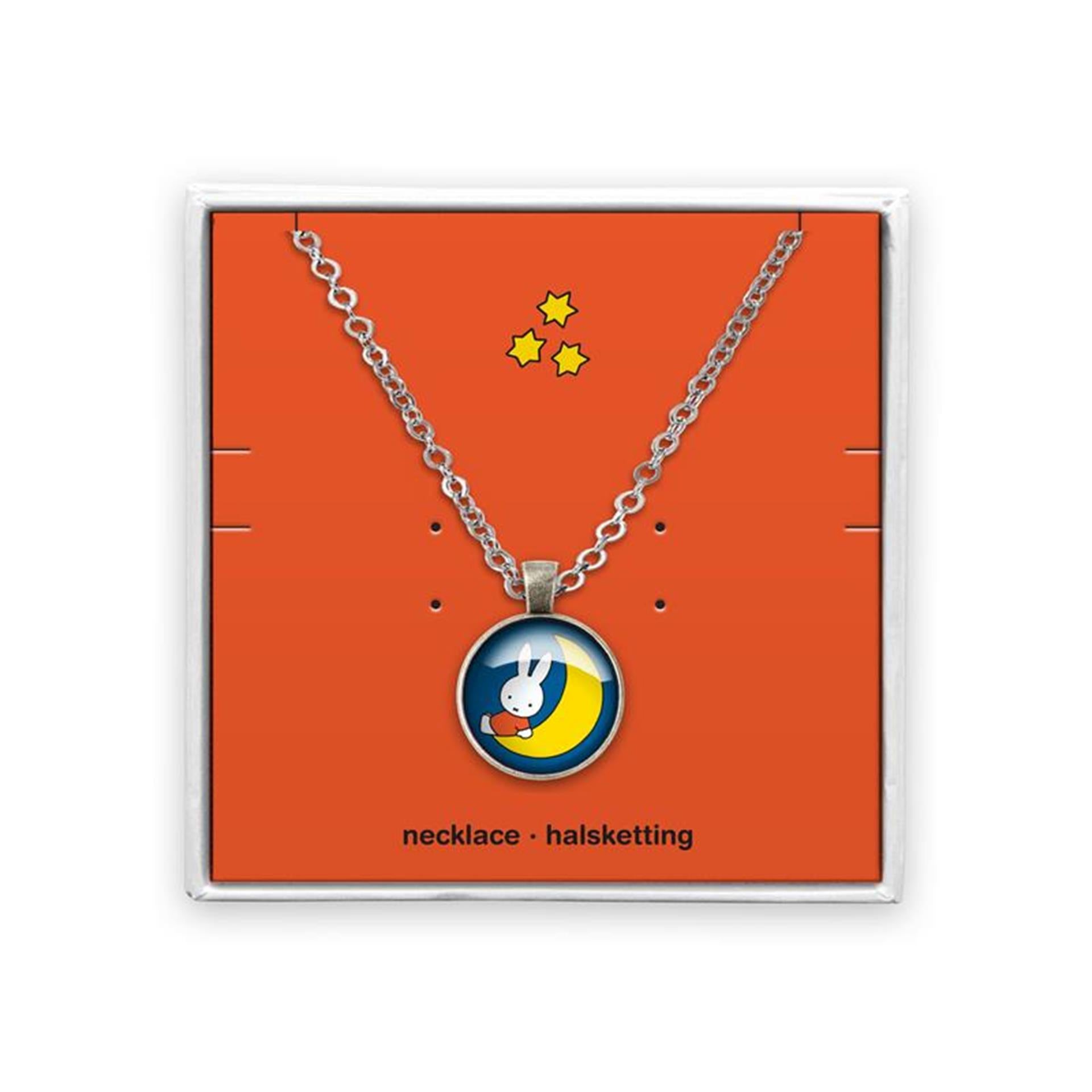 Miffy-Halskette auf dem Mond