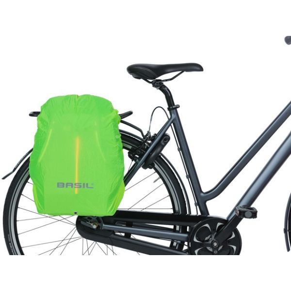Basil B-Safe Commuter Nordlicht – kompakter Fahrradrucksack für Elektrofahrräder – 13 l – Schwarz