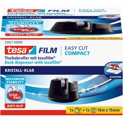 Set aus Klebebandabroller und 1 Rolle Tesa Black