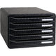 Kommode Exacompta Big-Box Polystyrol schwarz 270 x 355 x 271 mm