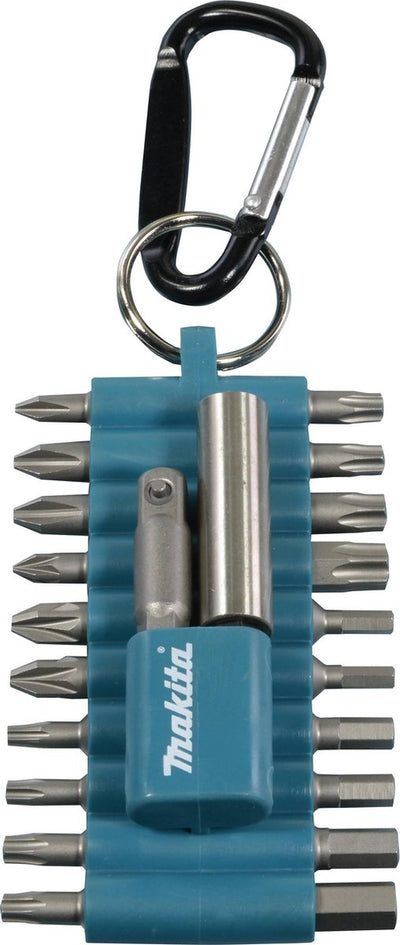 Makita P-81175 22-teiliges professionelles Torx-Kreuz-1-4-Zoll-Adapter-Schraubenbit-Set