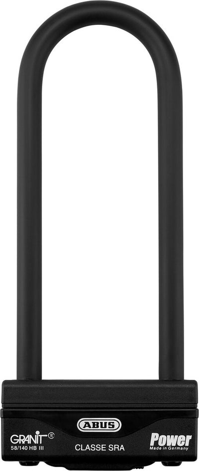 Abus Motorradschloss Bügelschloss - Granit™ Power 58 - Sicherheitsstufe 18 - Art-4 für Motorräder geeignet