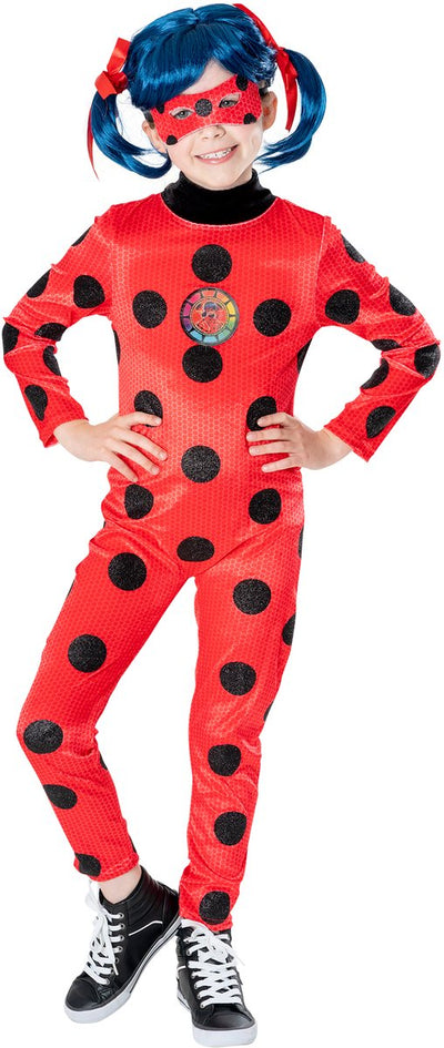 Rubies - Miraculous Ladybug Deluxe mit Perücke (3-4 Jahre)