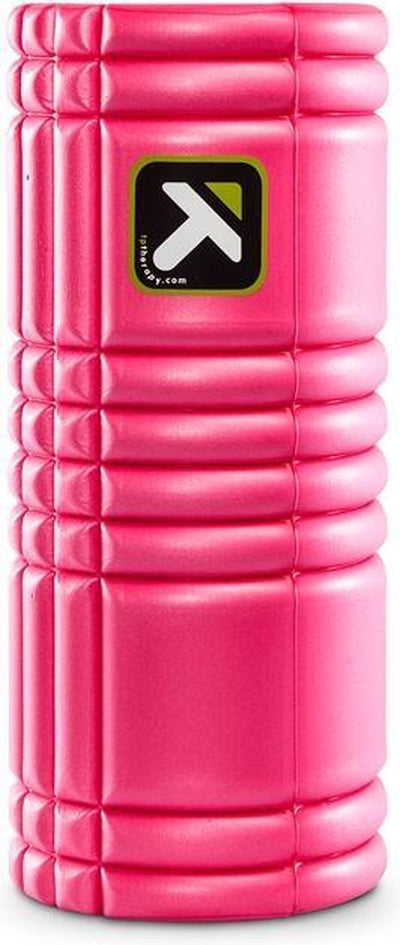 Triggerpoint – The Grid 1.0 Schaumstoffrolle – 33 cm – Rosa – Schaumstoff – Massagerolle – Yoga – Pilates – Fitness