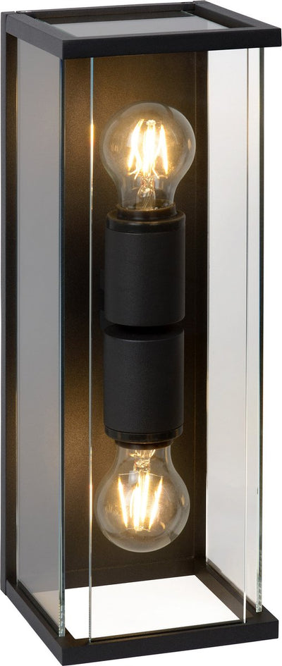 Lucide Claire – Innen-Außenwandleuchte – 2xE27 – IP54 – Anthrazit