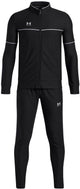 Under Armour UA B Challenger Tracksuit-Blk Jungen-Trainingsanzug – Schwarz – Weiß