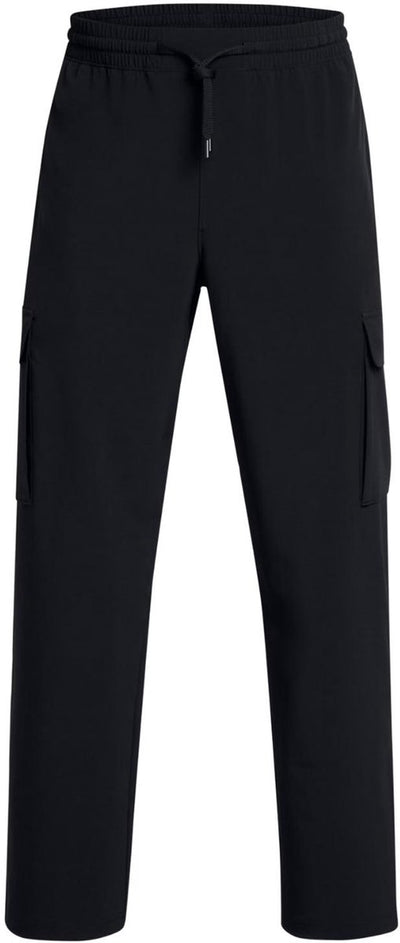 Under Armour UA Vibe Woven Cargo Pants-BLK Herren-Sporthose – Schwarz – Weiß