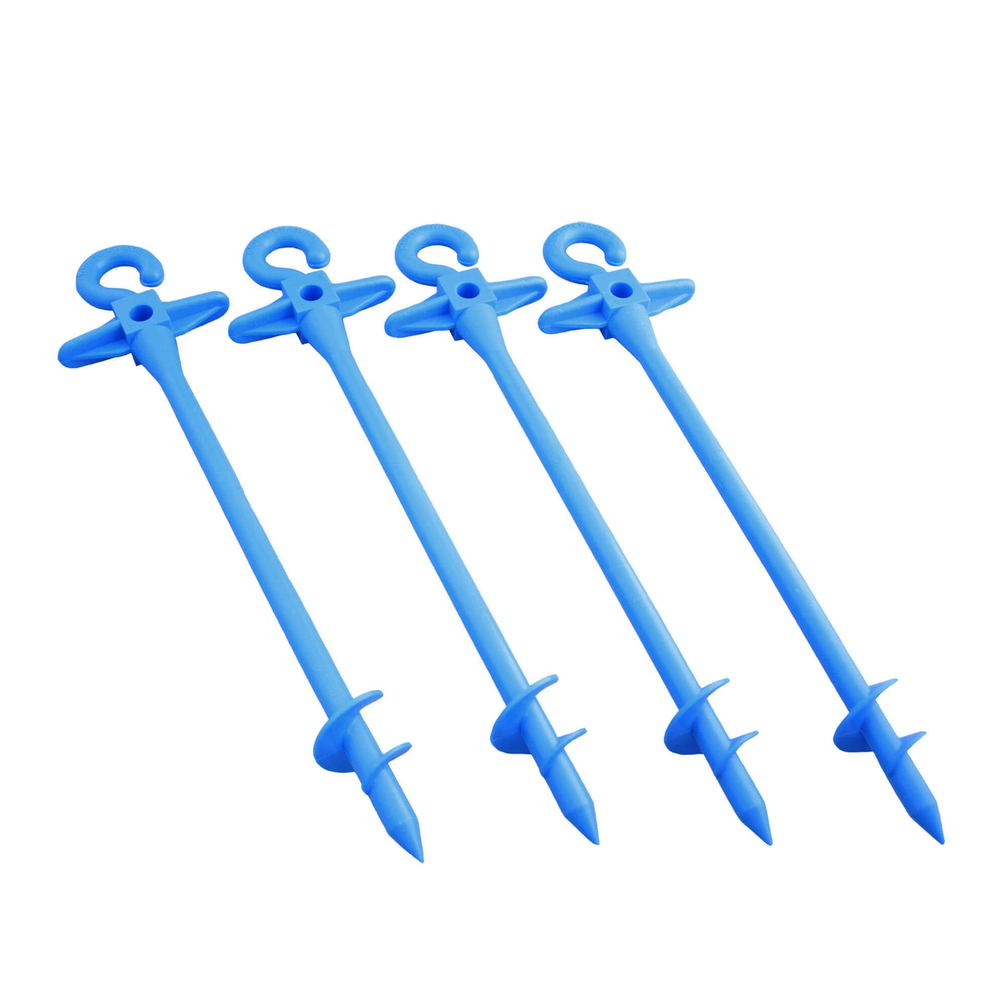 Bluescrew Kunststoff-Erdanker klein – 4er-Set