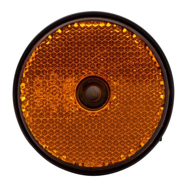 Runder Reflektor 60 mm. orange