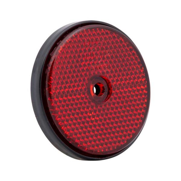 Runder Reflektor 60 mm. Rot
