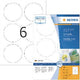 Herma Mobiliaretiketten rund 85 100 Blatt DIN A4 600 Stück 4478