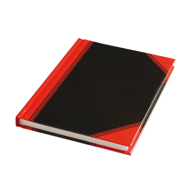 Quantore Notebook Black Red A6 Zeile 60gr 96vel