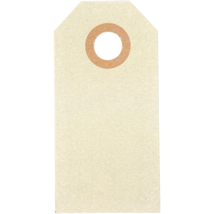 Creativ Company Manila-Etiketten, Größe 3 x 6 cm, 250 g, Creme, 1000 Stück 1 Box