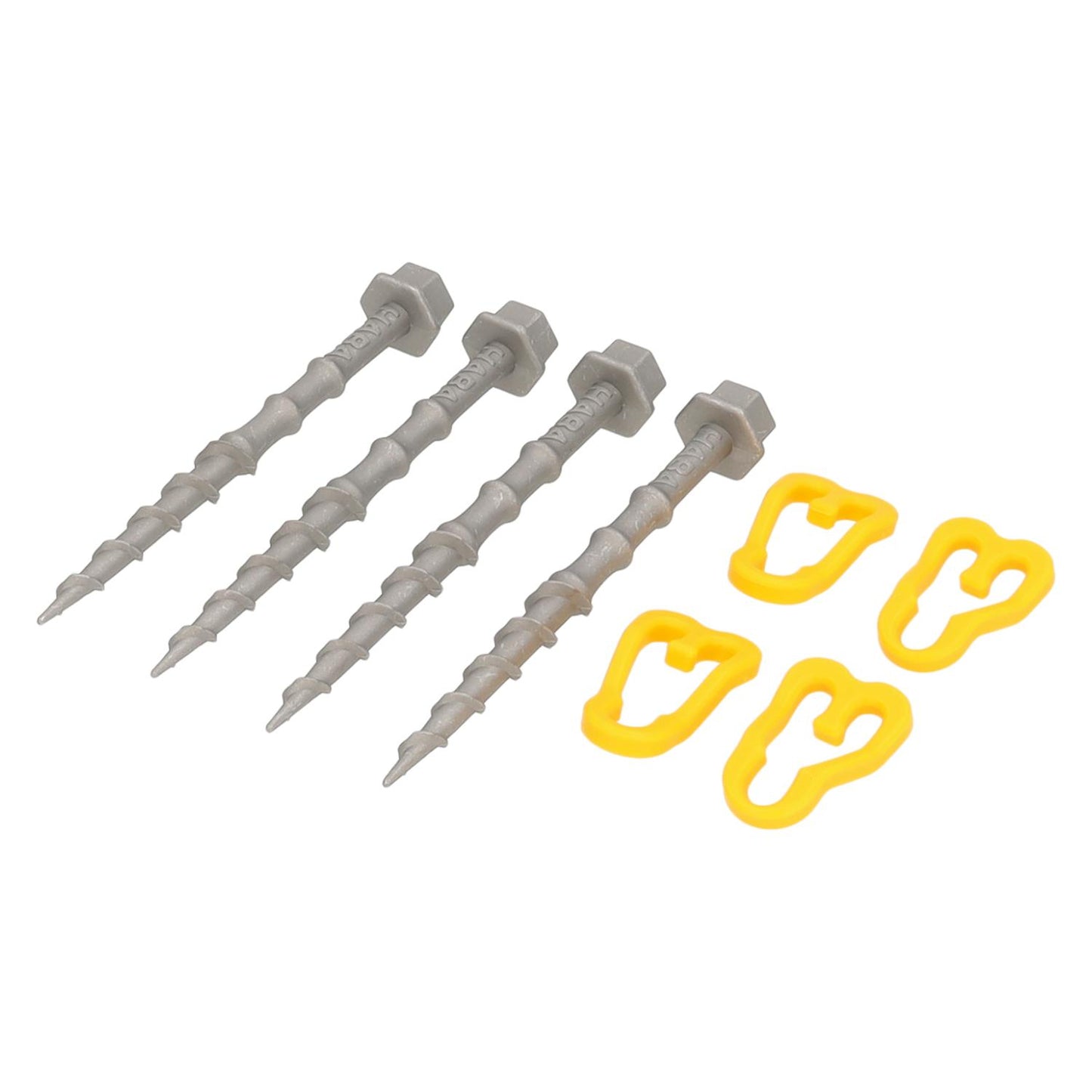 Alu-Camp Schraubheringe 15cm (4er-Set)