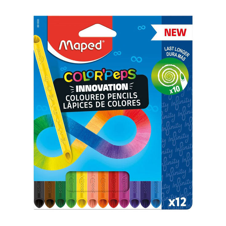 Mapted gefärbte Stifte Colorpseps 12 Stücke