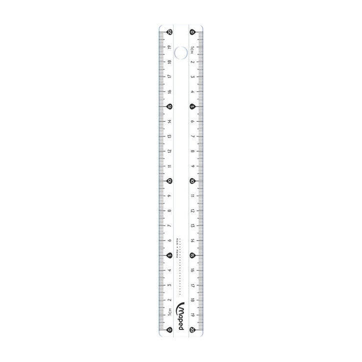 Quantore-Lineal kartiert, klassisch, 20 cm