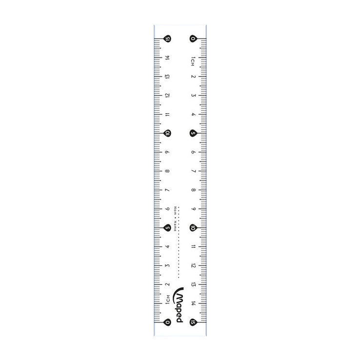 Quantore-Lineal kartiert, klassisch, 15 cm