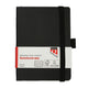Quantore Notizbuch A6 Flex Line 192 Seiten 80gr schwarz