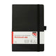 Quantore Notizbuch A5 Flex Line 192 Seiten 80gr schwarz