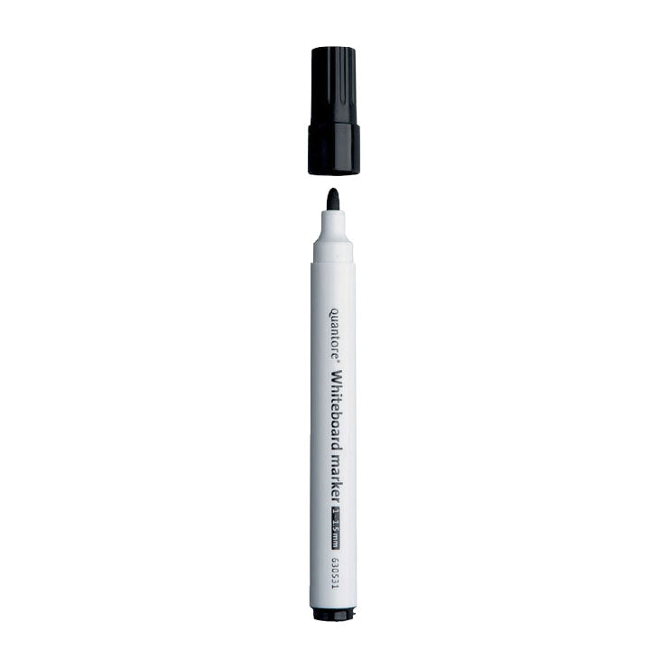 Quantore Whiteboardmarker rund 1-1,5 mm schwarz