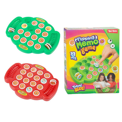Toi-toys Memory-Spiel Memo Flip Over 18 Teile + Brett