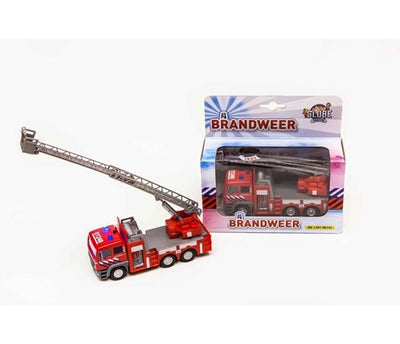 Kids Globe Globe die Besetzung Feuerwehr Leiterwagen NL, 16 cm