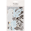 Vivi-Gade-Etiketten, Größe 3,1–11,4 cm, schwarz, blau, grau, weiß, 54 Stück 1 Box