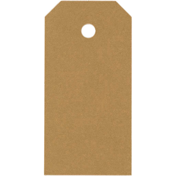 Creativ Company Manila-Etiketten, Größe 4 x 8 cm, 250 g, Gold, 20 Stück 1 Box