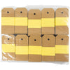 Creativ Company Manila-Etiketten, Größe 4 x 8 cm, 250 g, Gold, 1000 Stück 1 Box