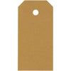 Creativ Company Manila-Etiketten, Größe 4 x 8 cm, 250 g, Gold, 1000 Stück 1 Box
