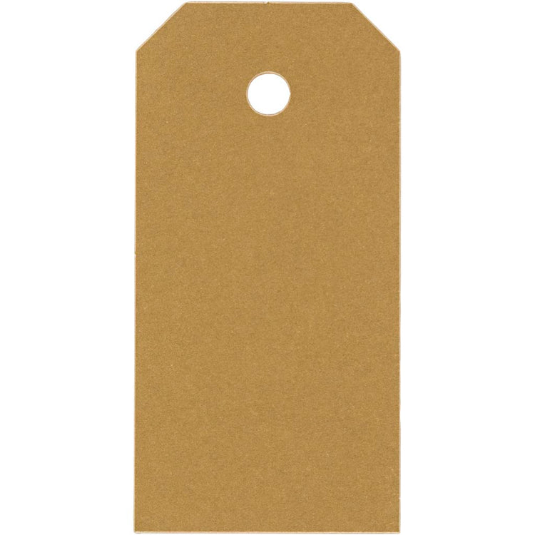 Creativ Company Manila-Etiketten, Größe 4 x 8 cm, 250 g, Gold, 1000 Stück 1 Box