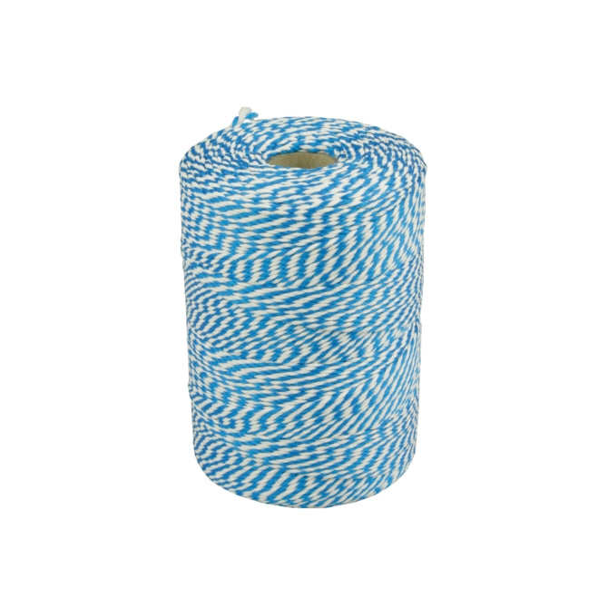 Seilbaumwolle 45 Meter 50gr Blau Weiß