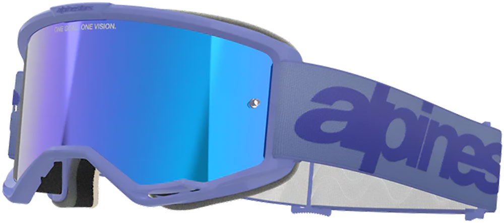 Alpinestars Vision 5 Wortmarke (spiegelblau) – MTB-Brille