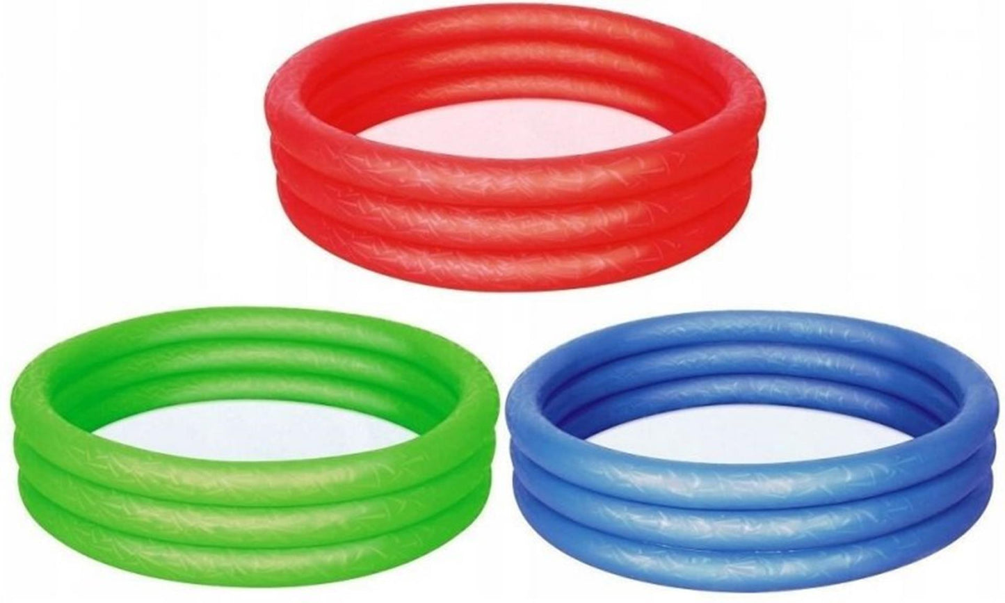Bestway Schwimmbad 3-Ring 102x25cm sortiert