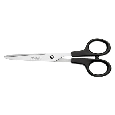 Quantore Schaar Westcott Buro 180 mm Edelstahl mit Plastikgriff