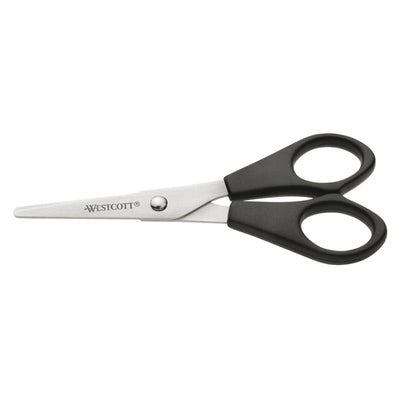 Quantore Schere Westcott Schreibtisch 130 mm Edelstahl mit Kunststoffgriff