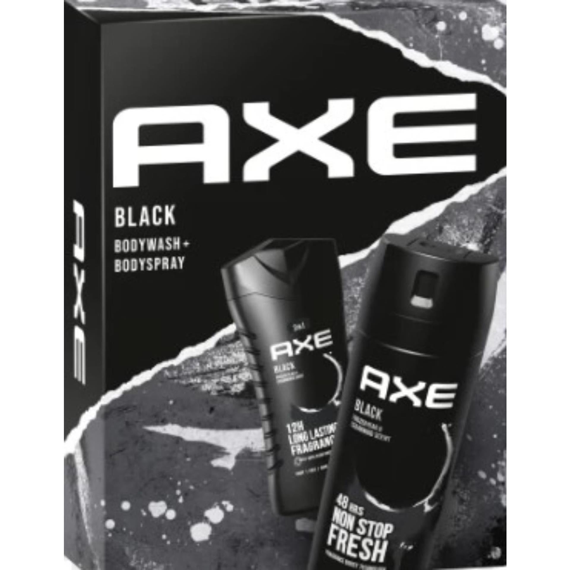 Axe Geschenkset schwarze Deo-Spray-Dusche
