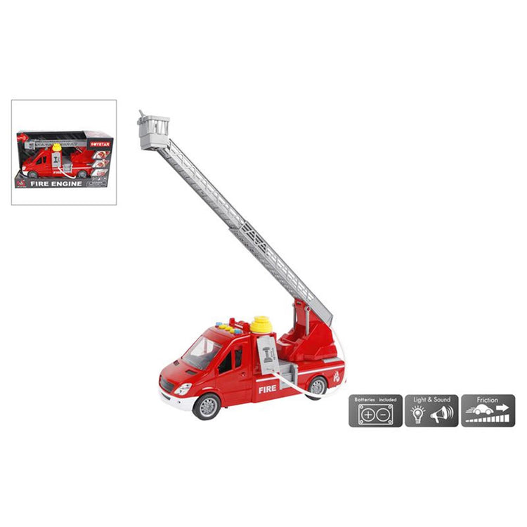 Spielzeugstern Feuerwehrauto mit Löschfunktion 27,5 cm