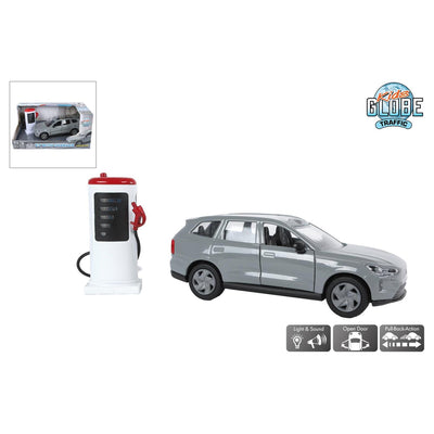 Kinder-Globus Volvo EX90 mit Ladestation