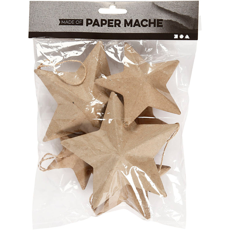 Creativ Company Sterne, D 7,5+10+12,5 cm, 6 Stück 1 Box
