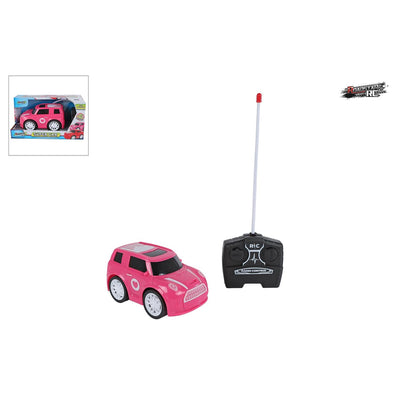 RC Stowable Auto Roadstar RC Pink 27 MHz, 13,5 cm