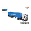 2-Spiele-LKW mit Anhänger-Reibungslicht und Sound 38 cm