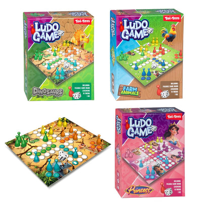 Toi-toys Spiele Brettspiel Reisespiel -ludo- 3ass