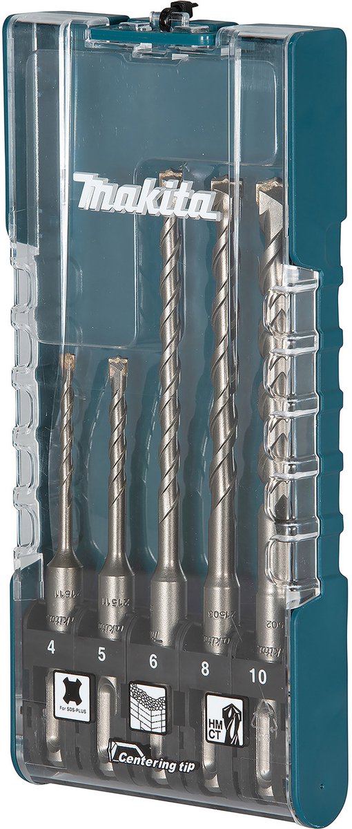 Makita SDS-Plus Betonbohrer-Set 5-teilig ø 4 - 10 mm – E-15718