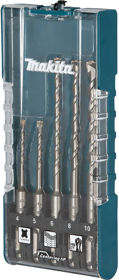 Makita SDS-Plus Betonbohrer-Set 5-teilig ø 4 - 10 mm – E-15718
