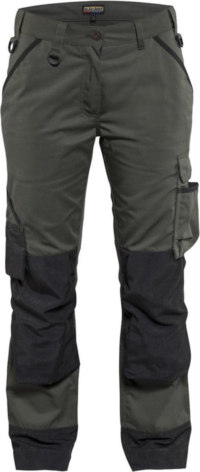 Blåkläder Blaklader Damen Gartenarbeitshose 7154-1835 – Armeegrün Schwarz – C42