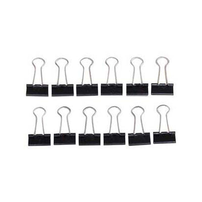 Quantore Paper Clamp Maul Black, 12st.